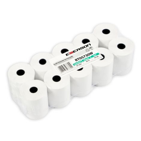 Rolki termiczne do kas Emerson 57mm x 25m, 10szt